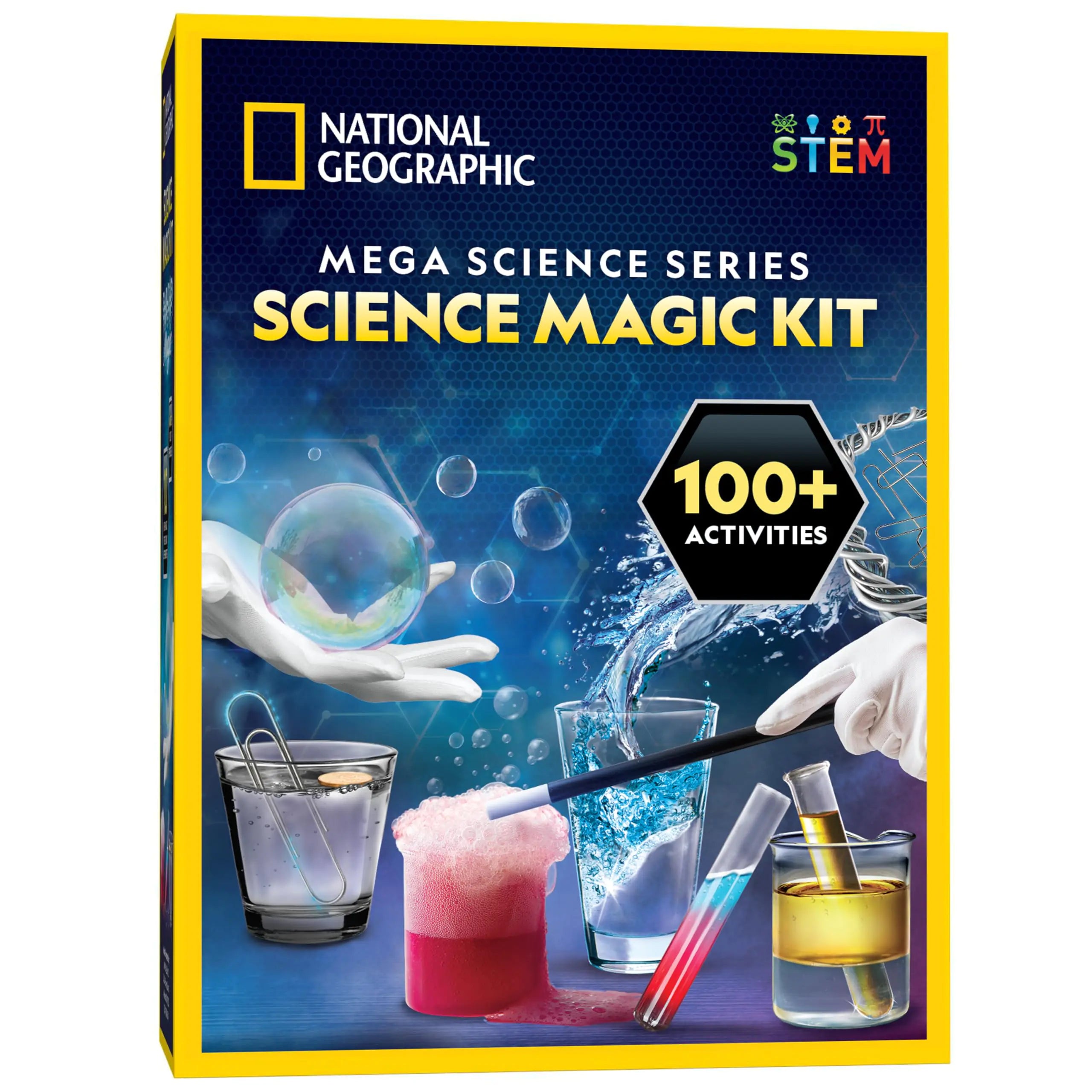 Blue Marble 100+ Science Magic Tricks - Exclusive STEM Kit for Kids