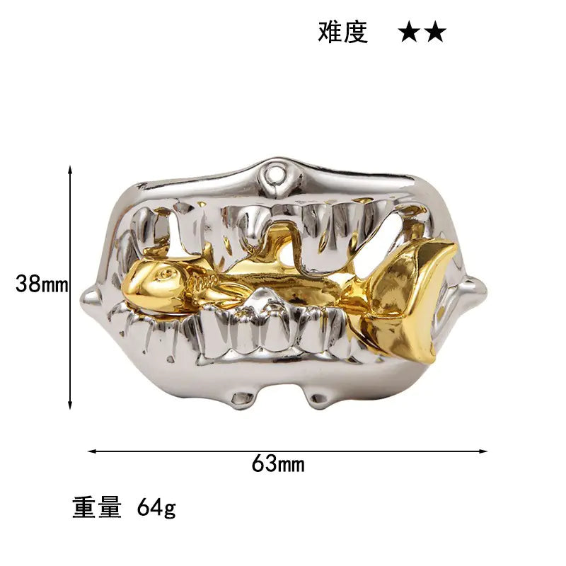 Zinc Alloy Unlocking Puzzle Toy for Kids and Adults