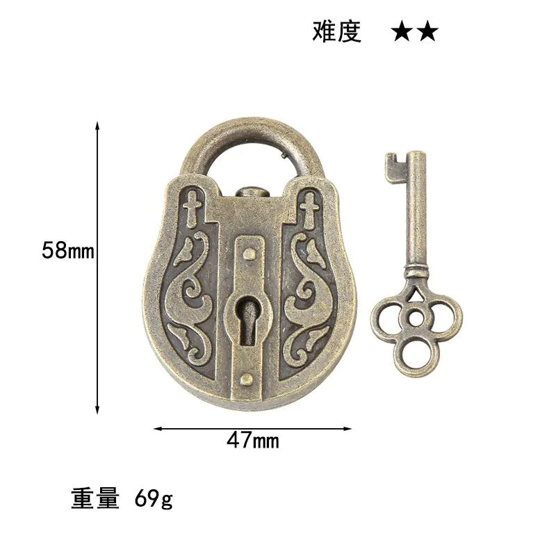 Zinc Alloy Unlocking Puzzle Toy for Kids and Adults