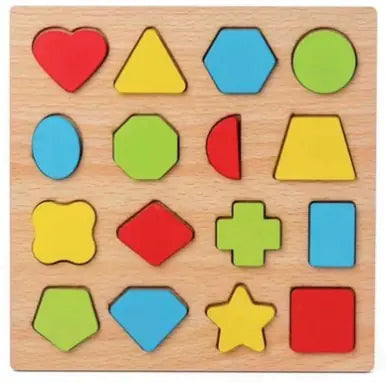 Montessori Wooden Alphabet and Number Puzzle Game