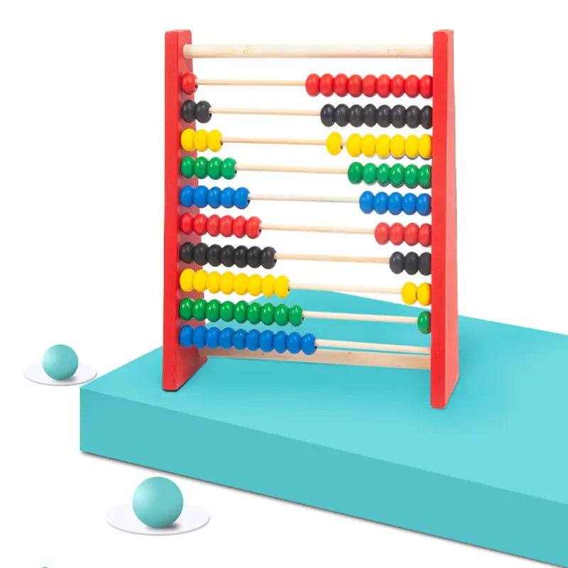 Wooden Abacus for Kindergarten Math Learning Tool