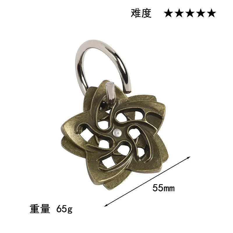 Zinc Alloy Unlocking Puzzle Toy for Kids and Adults