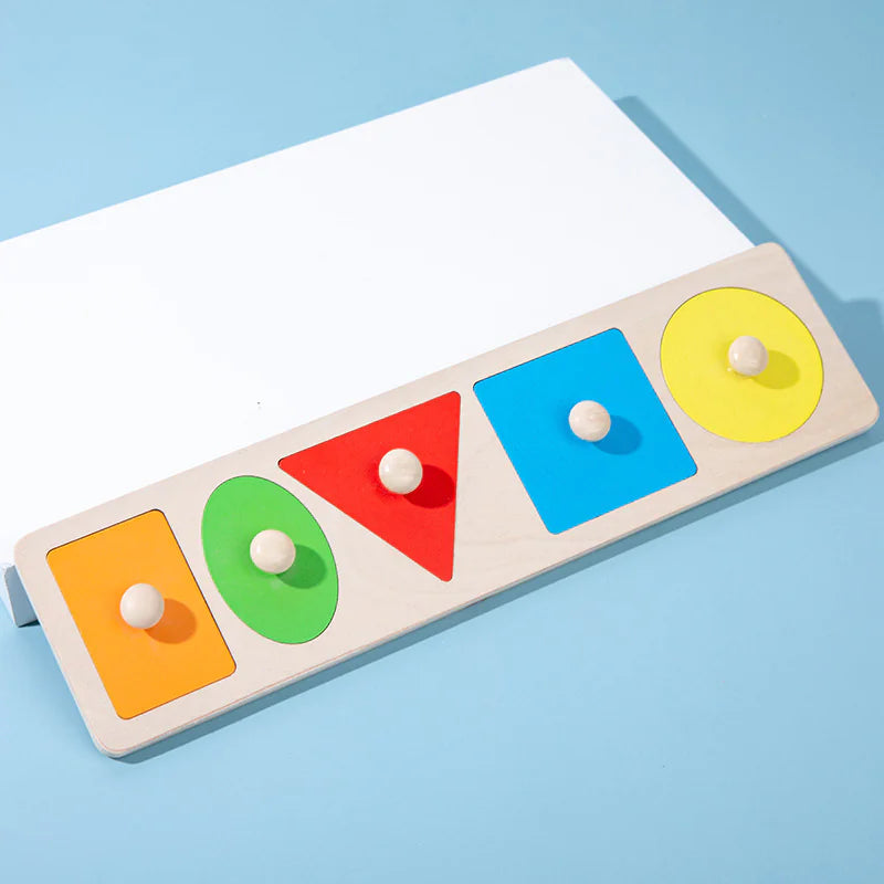Montessori Geometric Puzzle Board