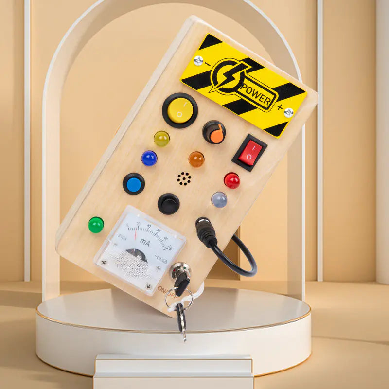 LED Circuit Board Montessori Simulation Lock Toy