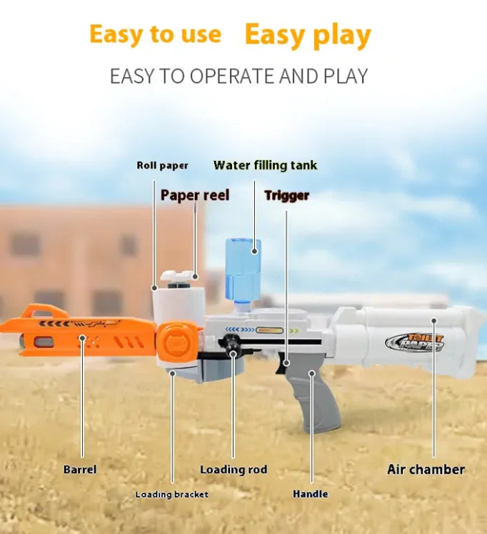 Paper Bullet Gun