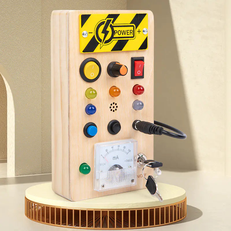 LED Circuit Board Montessori Simulation Lock Toy