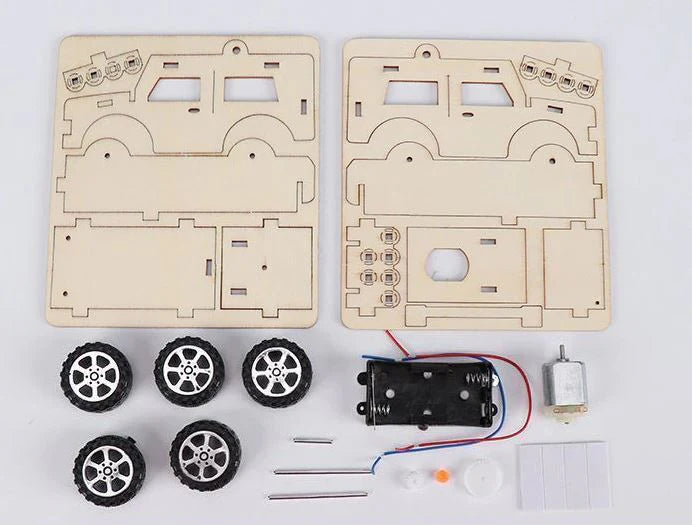 DIY Electric Jeep Kit: STEM Remote Control Car Building Toy for Kids 4+