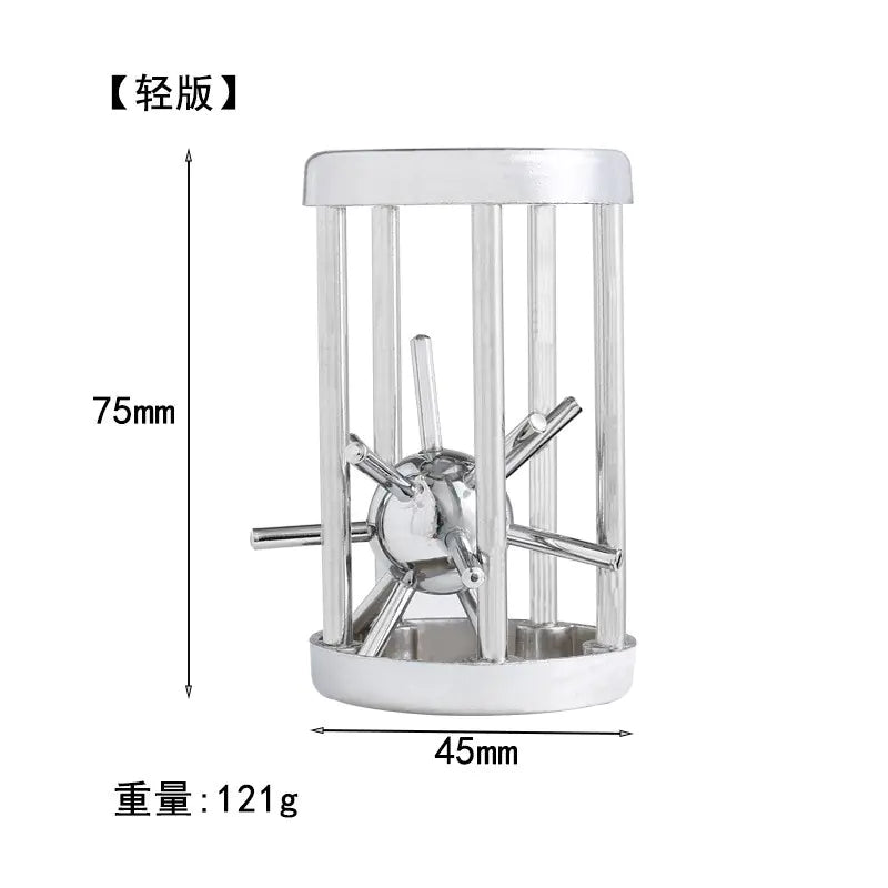 Zinc Alloy Unlocking Puzzle Toy for Kids and Adults