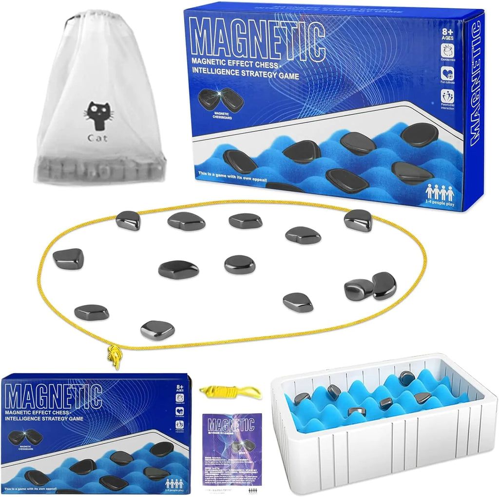 Magnetic Chess Set - Engaging Family Strategy Game with Magnets