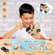 DIY Electric Jeep Kit: STEM Remote Control Car Building Toy for Kids 4+