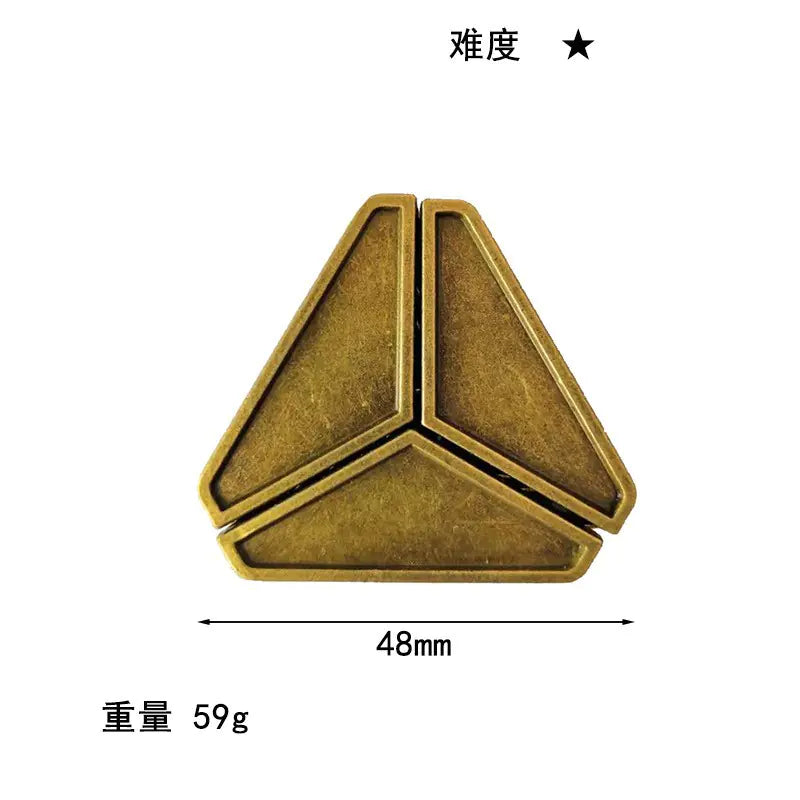 Zinc Alloy Unlocking Puzzle Toy for Kids and Adults
