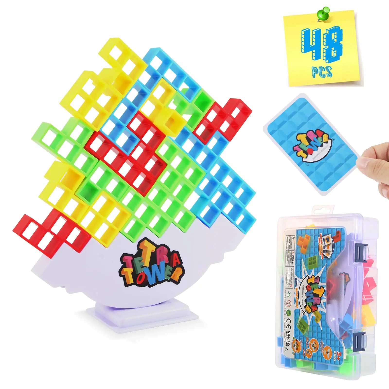 Tetra Tower 48 Blocks Family Game