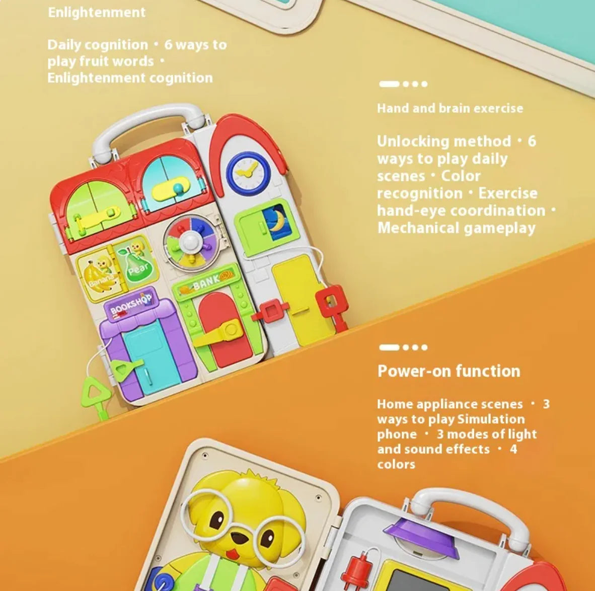 Bookhouse Montessori Busy Board