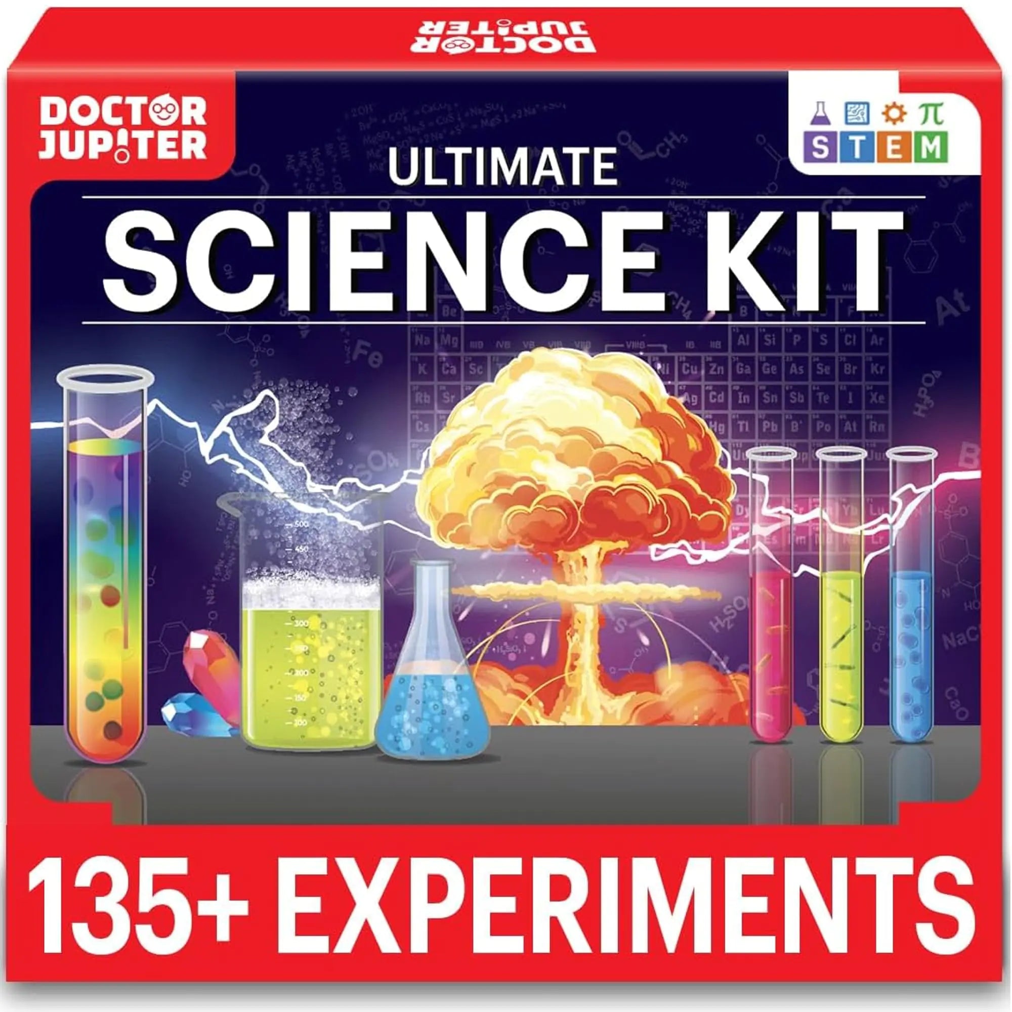 Jupiter Lab Science Set for Kids 8+ | STEM Gifts for Boys & Girls | 135+ Experiments