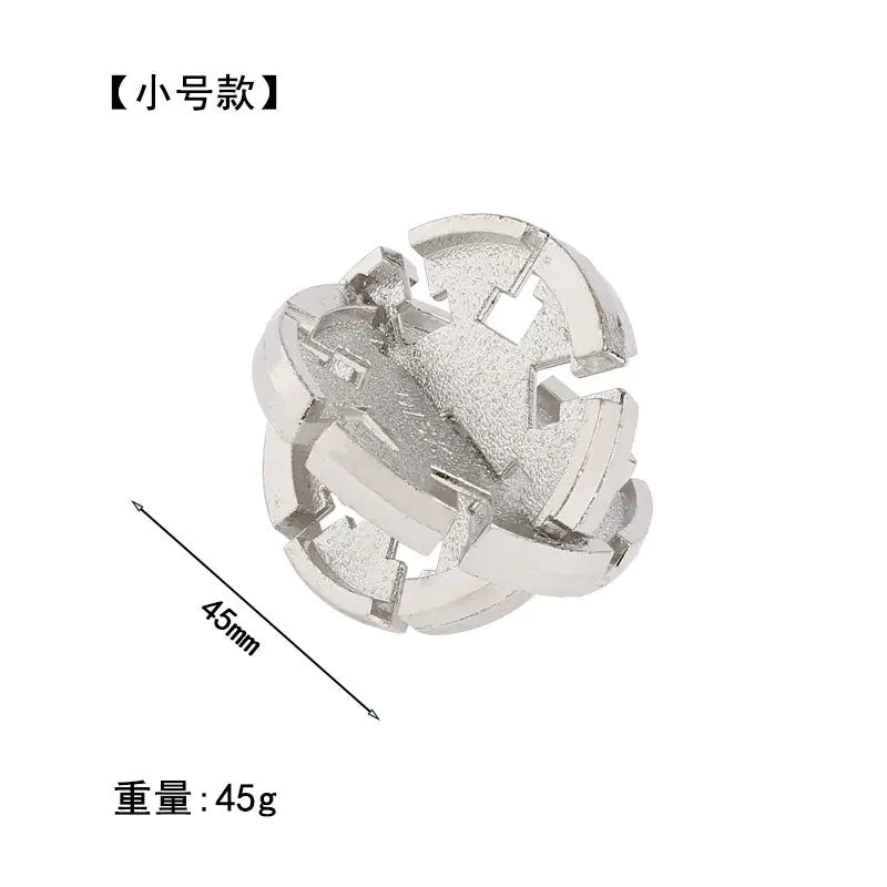 Zinc Alloy Unlocking Puzzle Toy for Kids and Adults