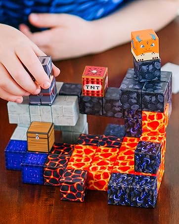 Magnetic Building Blocks for Kids 3+: STEM Magnet World Tiles & Creative Toddler Toys