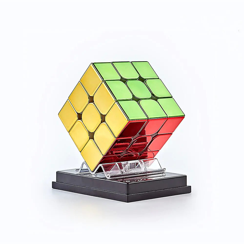 LiangCuber Cyclone Boys 3x3 Magnetic Speed Cube Stickerless Mirror Reflective Cube 3x3x3 Shiny Cube Puzzle (56mm/1PCS)