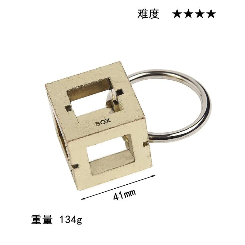 Zinc Alloy Unlocking Puzzle Toy for Kids and Adults